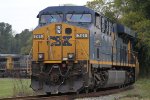 CSX 741 sits in the wye with other units